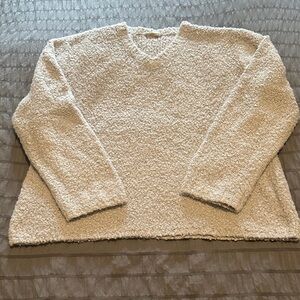 Vintage Crew Light Blue V-Neck Sweater